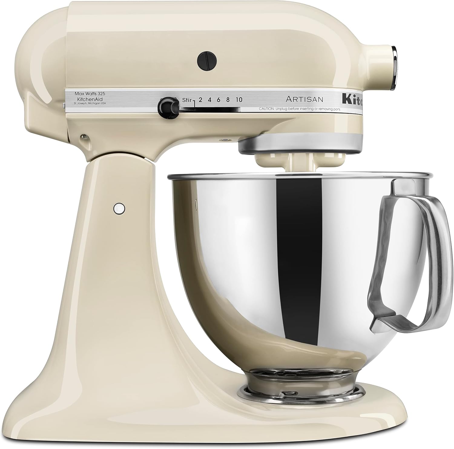 KitchenAid Artisan Series 5 Quart Tilt Head Stand Mixer with Pouring Shield KSM150PS, Onyx Black