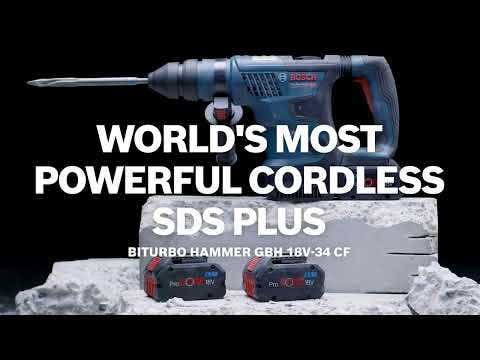 BOSCH 18V BITURBO Brushless 4kg SDS Plus Rotary Hammer Skin 0611914041