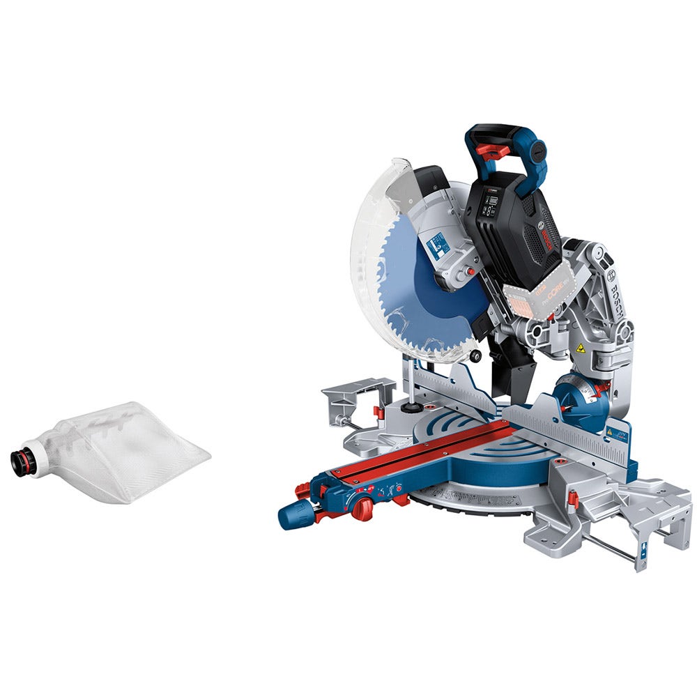BOSCH 18V BITURBO Brushless 305mm Glide Compound Mitre Saw Skin - GCM 18V-305 GCD