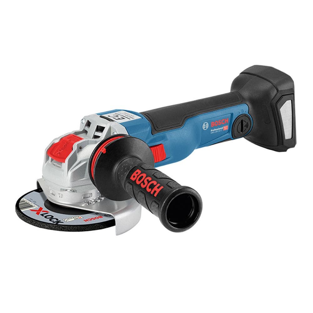 BOSCH X-LOCK�?18V Brushless 125mm Angle Grinder Skin GWX 18V-10 C 06017B0200