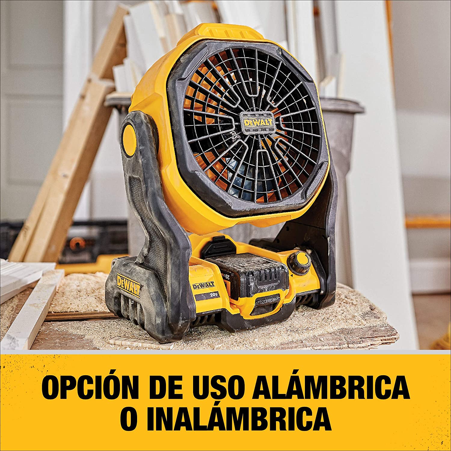 DEWALT 20V MAX CORDLESS FAN FOR JOBSITE, 11-INCH, TOOL ONLY (DCE511B)