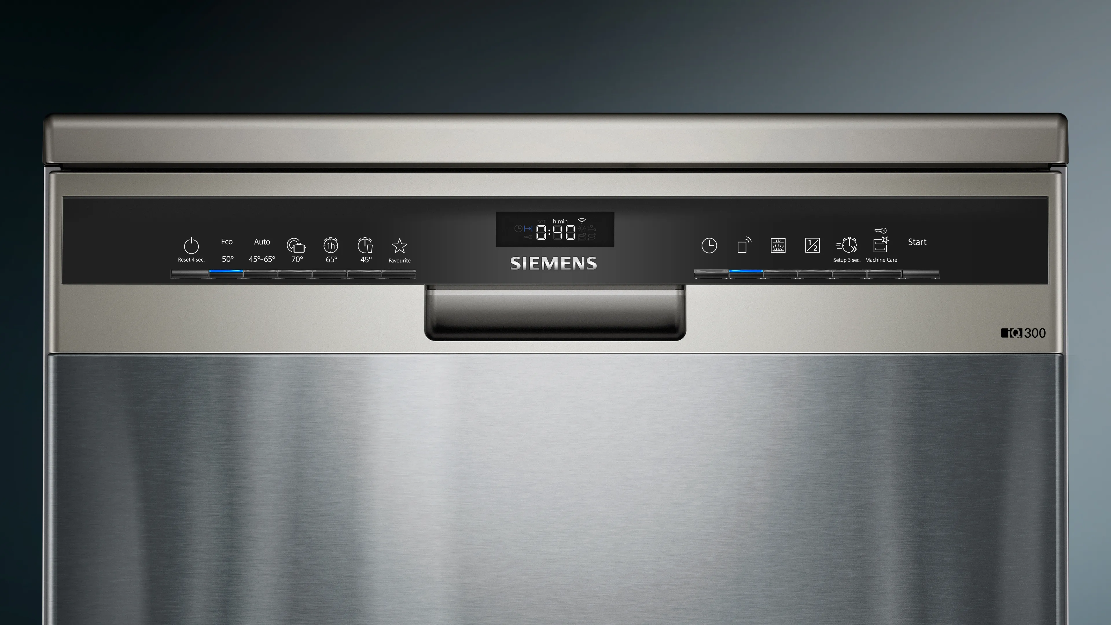 SIEMENS SN23EI03ME iQ300 Free-standing dishwasher 60 cm Brushed steel anti-fingerprint