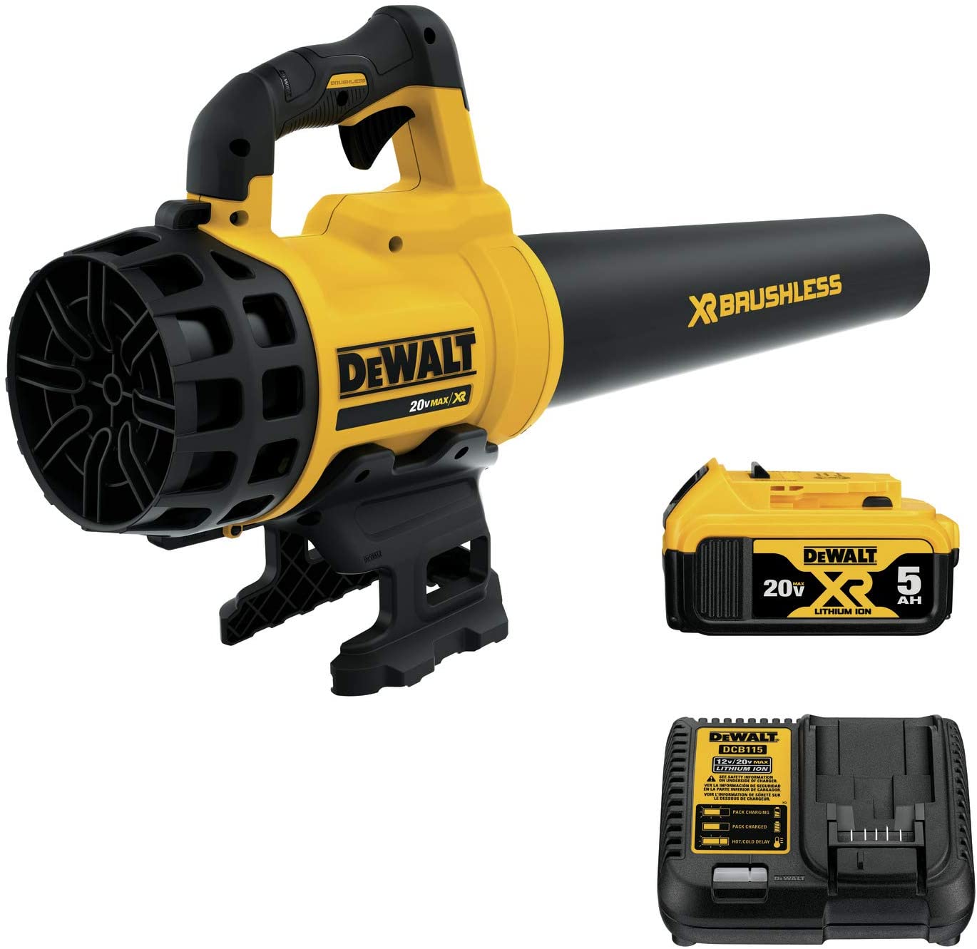 DEWALT 20V MAX XR BLOWER, BRUSHLESS, 5-AH BATTERY (DCBL720P1)