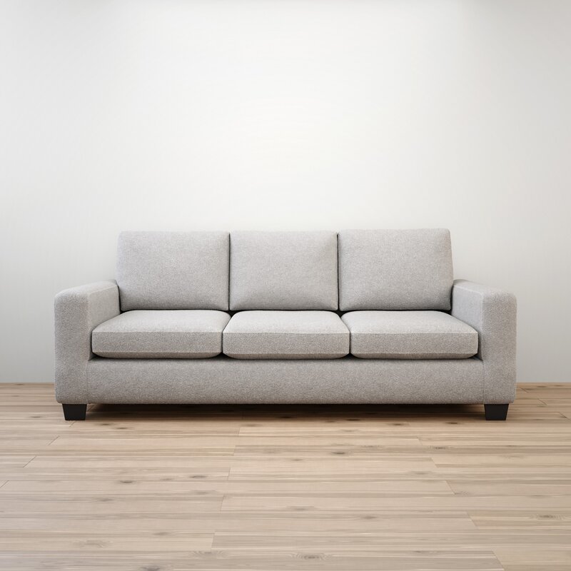 Kane 83” Square Arm Sofa With Reversible Cushions