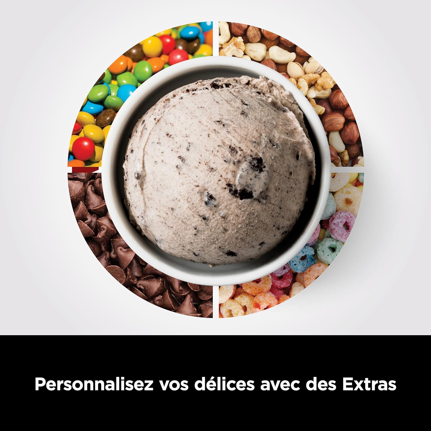 Ninja CREAMi 7 Programs Ice Cream Maker Ice Cream Maker Maker Ice Cream Maker for Making Ice Cream, Gelato, Sorbet, Smoothie Bowls or Milkshakes, 1.4L, NC300EU