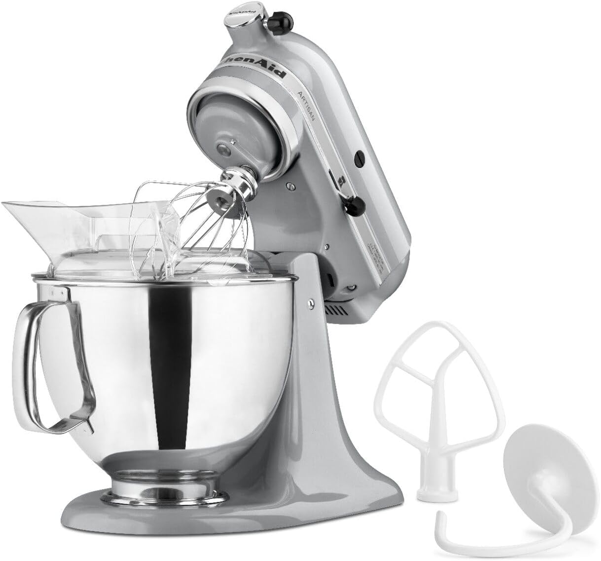 KitchenAid Artisan Series 5 Quart Tilt Head Stand Mixer with Pouring Shield KSM150PS, Onyx Black
