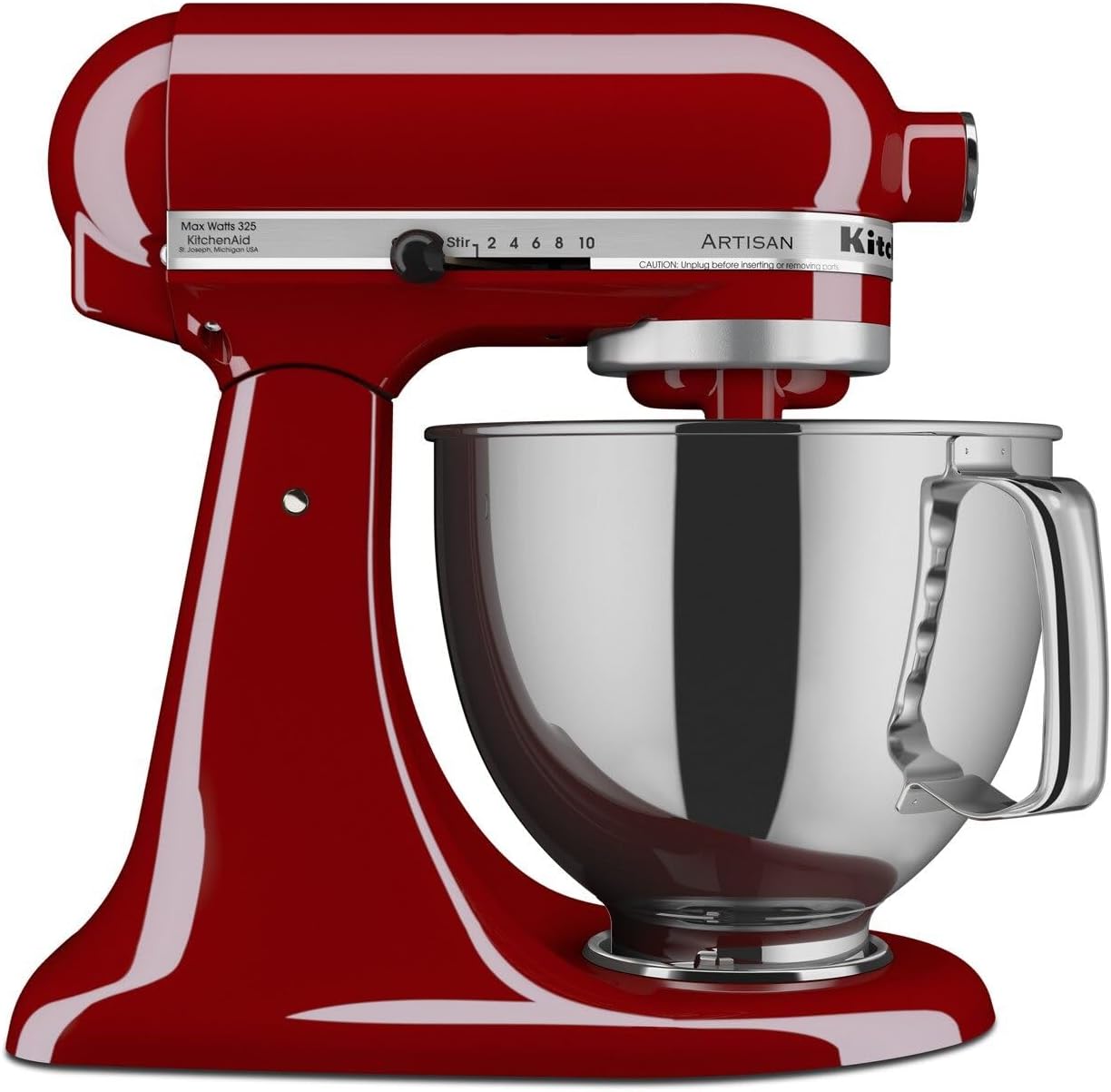 KitchenAid Artisan Series 5 Quart Tilt Head Stand Mixer with Pouring Shield KSM150PS, Onyx Black