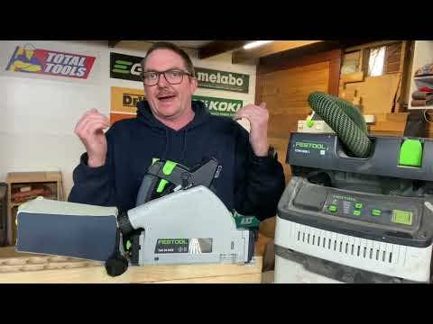 FESTOOL 18V Brushless 2 x 5.2Ah 160mm Plunge Saw with 1400mm Rail Kit 577282