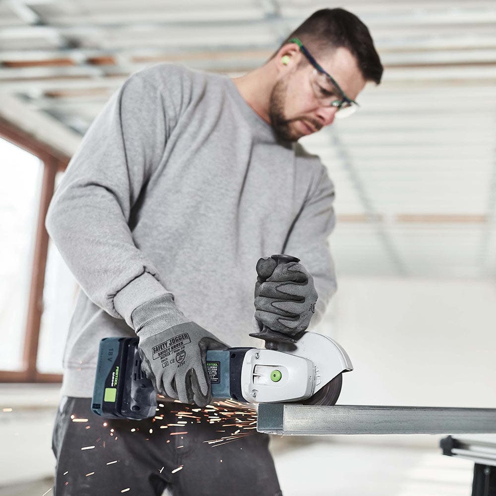 FESTOOL AGC 18V 125mm Brushless 2 x 5.2Ah Angle Grinder in Systainer Set 577031