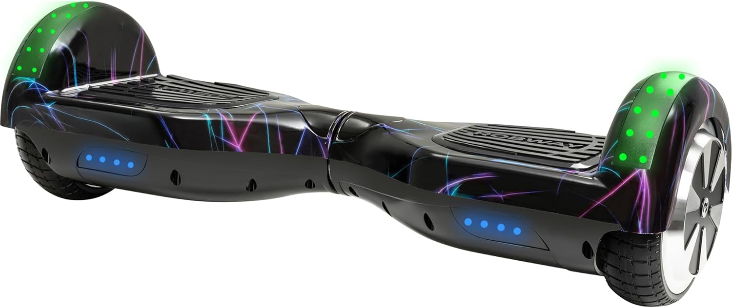 Robway W1 Hoverboard | 𝐃𝐀𝐒 𝐎𝐑𝐈𝐆𝐈𝐍𝐀𝐋 ® Hoverboards for Kids, Teens & Adults - APP Control - 1 x 2 Watt Motors - Self-Balancing Function - Bluetooth
