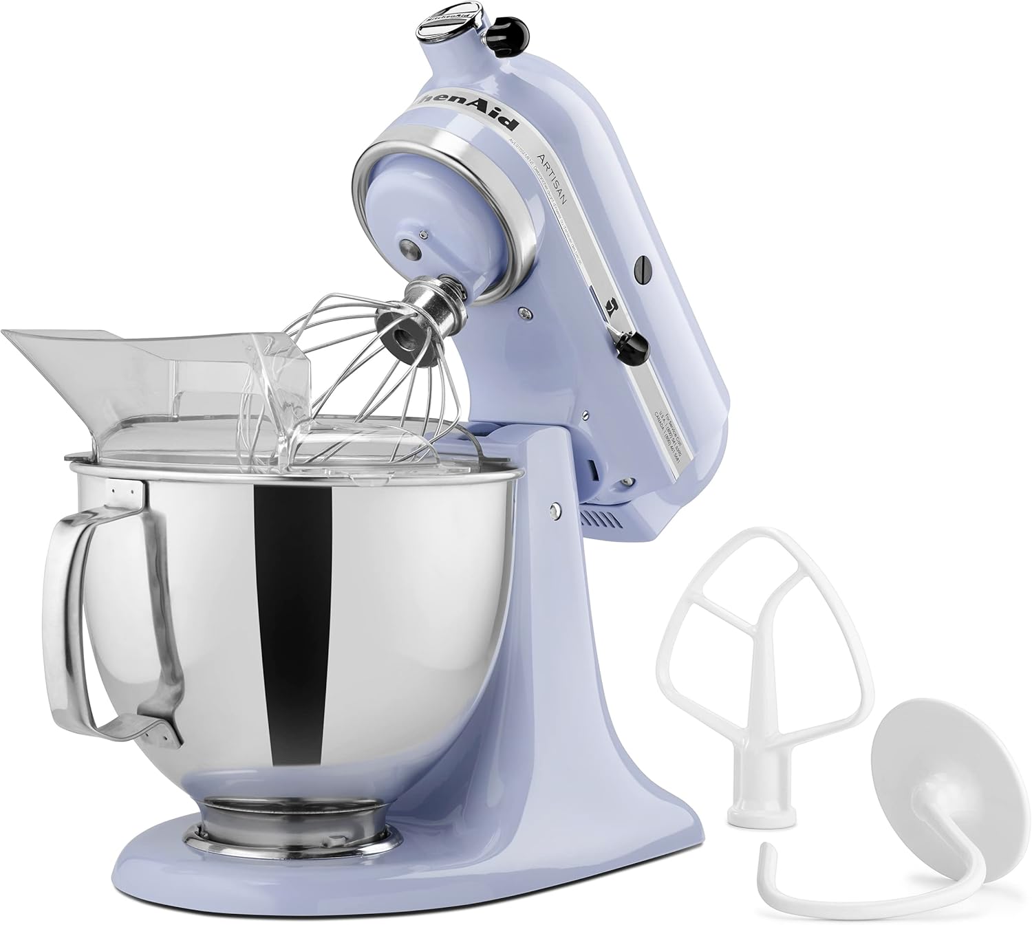 KitchenAid Artisan Series 5 Quart Tilt Head Stand Mixer with Pouring Shield KSM150PS, Onyx Black