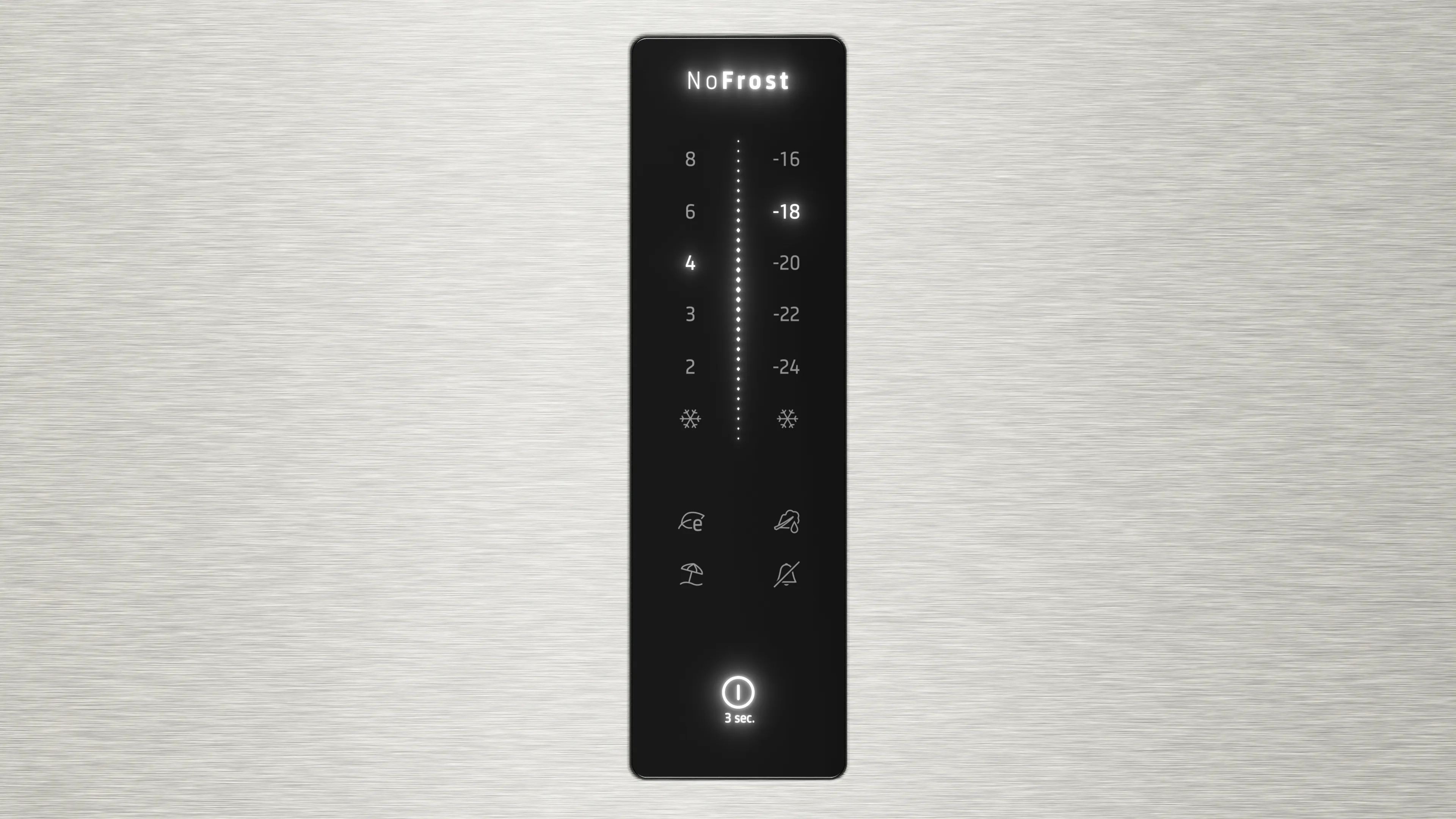 SIEMENS KG39NXIBF iQ300 Free-standing fridge-freezer with freezer at bottom 203 x 60 cm Brushed steel anti-fingerprint