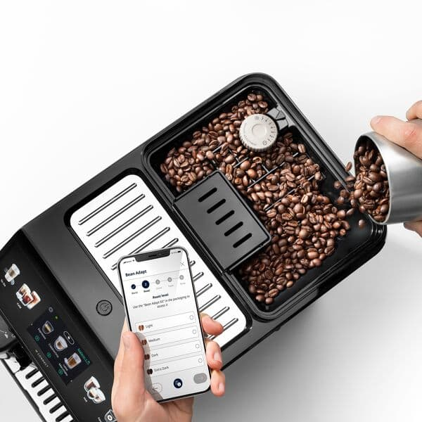DeLonghi Eletta Explore Bean to Cup Coffee Machine with Cold Brew Technology - Titanium