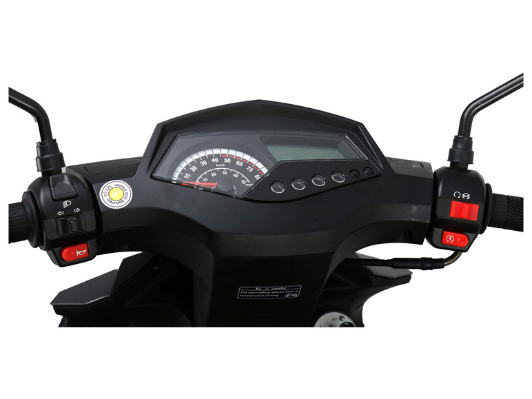 Alpha Motors Motorroller Mustang FI 125 ccm 85 km/h EURO 5, mattschwarz