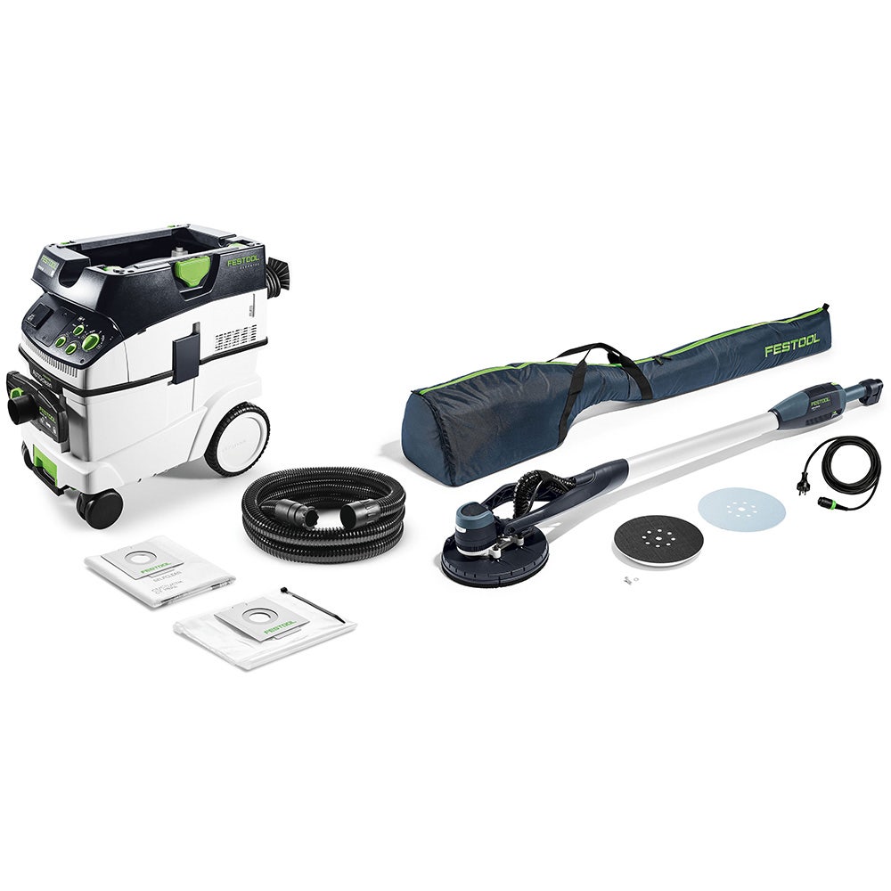 FESTOOL 215mm 400W LHS E 225 Planex Easy & CTM 36 Class Extractor Set 270937