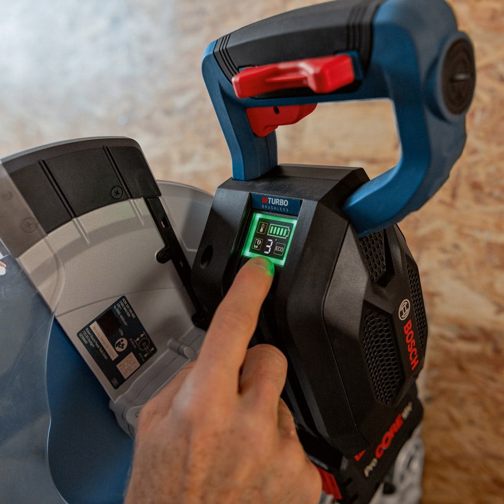 BOSCH 18V BITURBO Brushless 305mm Glide Compound Mitre Saw Skin - GCM 18V-305 GCD