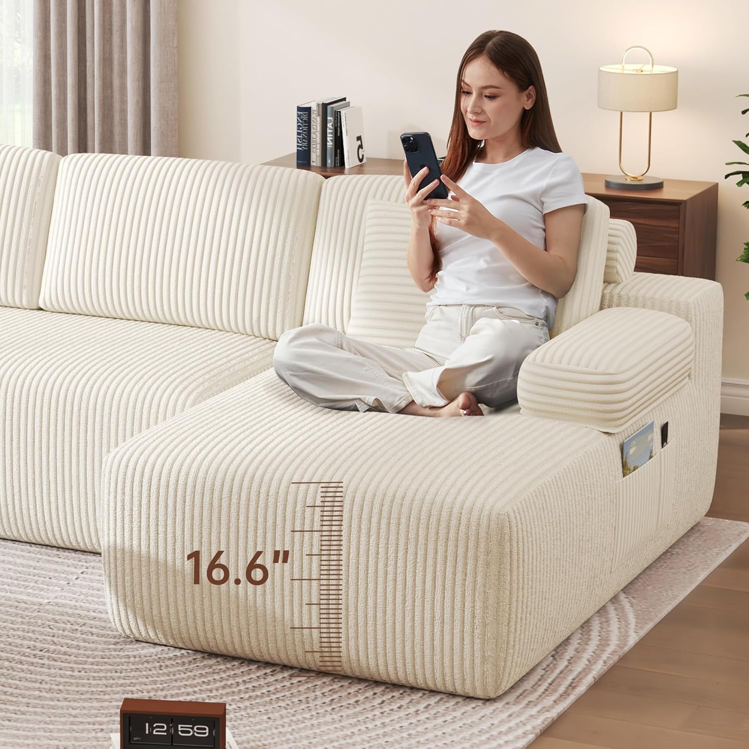 DURASPACE Cloud-Sektionalsofas für das Wohnzimmer