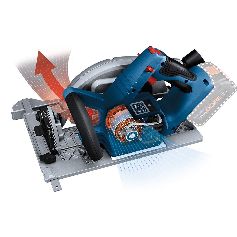 BOSCH 18V BITURBO Brushless 184mm Circular Saw Skin GKS 18V-68 GC 06016B5140