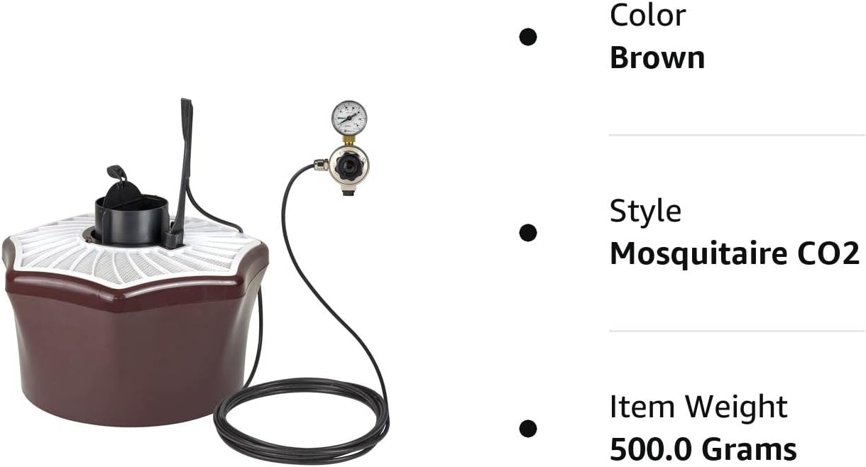BIOGENTS Mosquitaire CO2 Mosquito Trap + BG-Sweetscent Lure & CO2 Set • Effective Against All Species • Trap, Lure & Booster For Outdoor & Patio