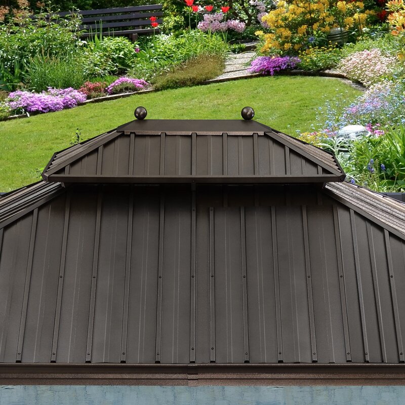 10 Ft. W x 12 Ft. D Aluminum Patio Gazebo