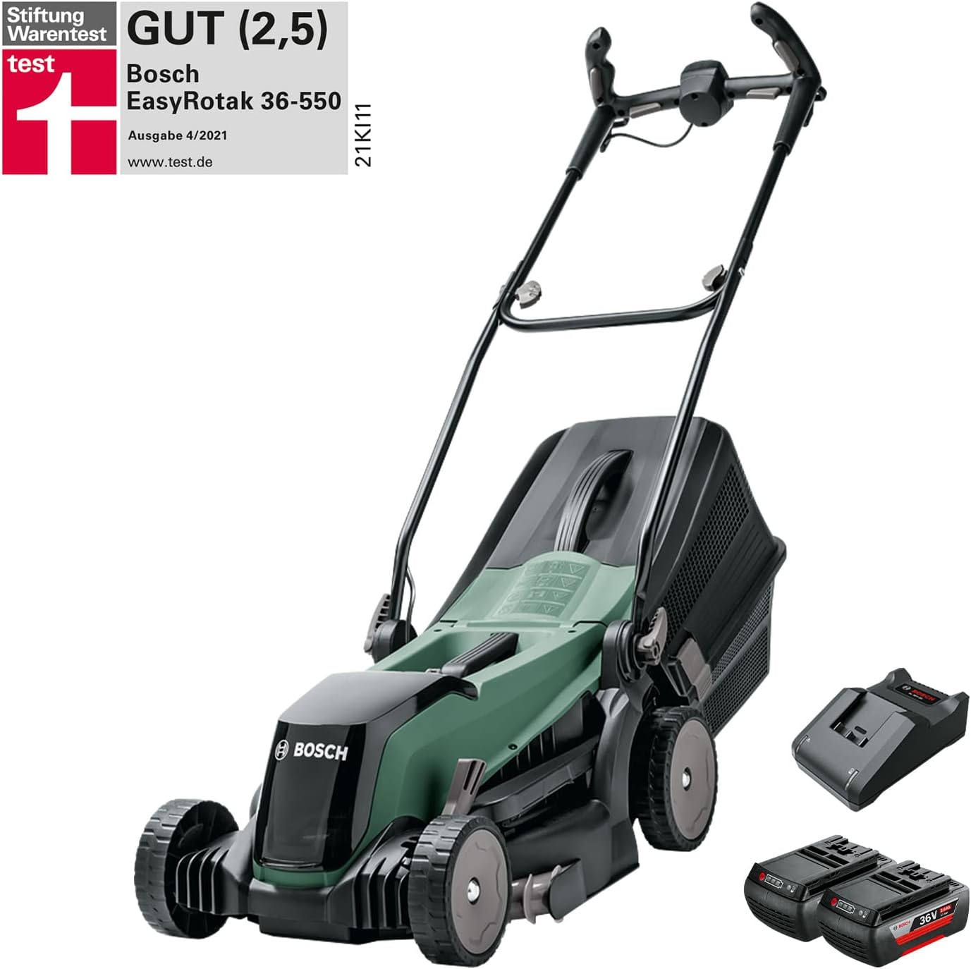 Bosch Cordless Lawnmower EasyRotak 36-550