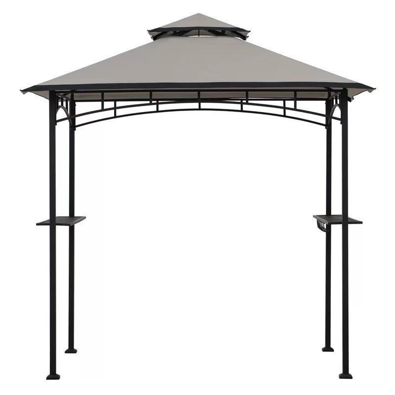 Bayamo 8 Ft. W x 5 Ft. D Steel Grill Gazebo