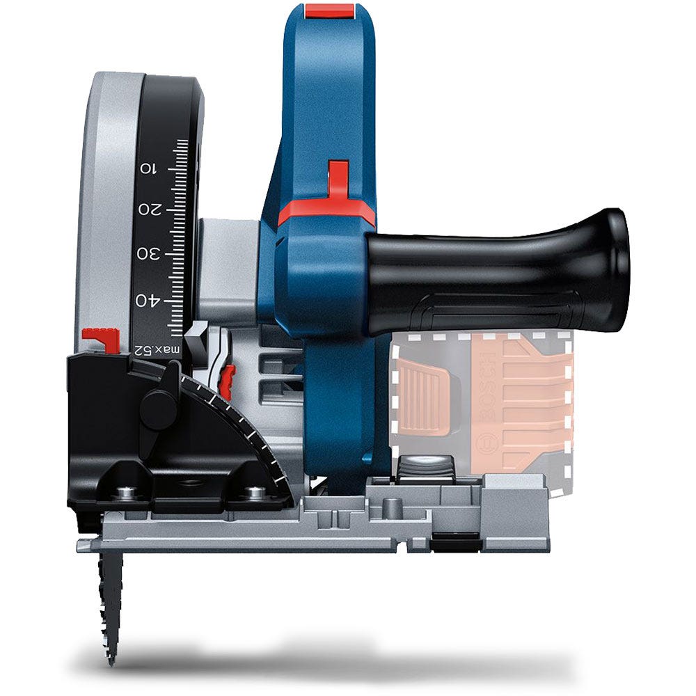 BOSCH 18V BITURBO Brushless Plunge Saw Skin - GKT 18V-52 GC