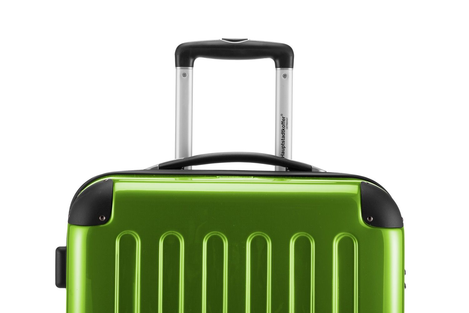Alex - hand luggage hard shell glossy apple green, 55 cm, 42 liters