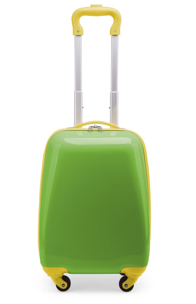 For Kids - Children's luggage + reflective stickers pirates, children's suitcase, children's hard case, hand luggage, 24 liters