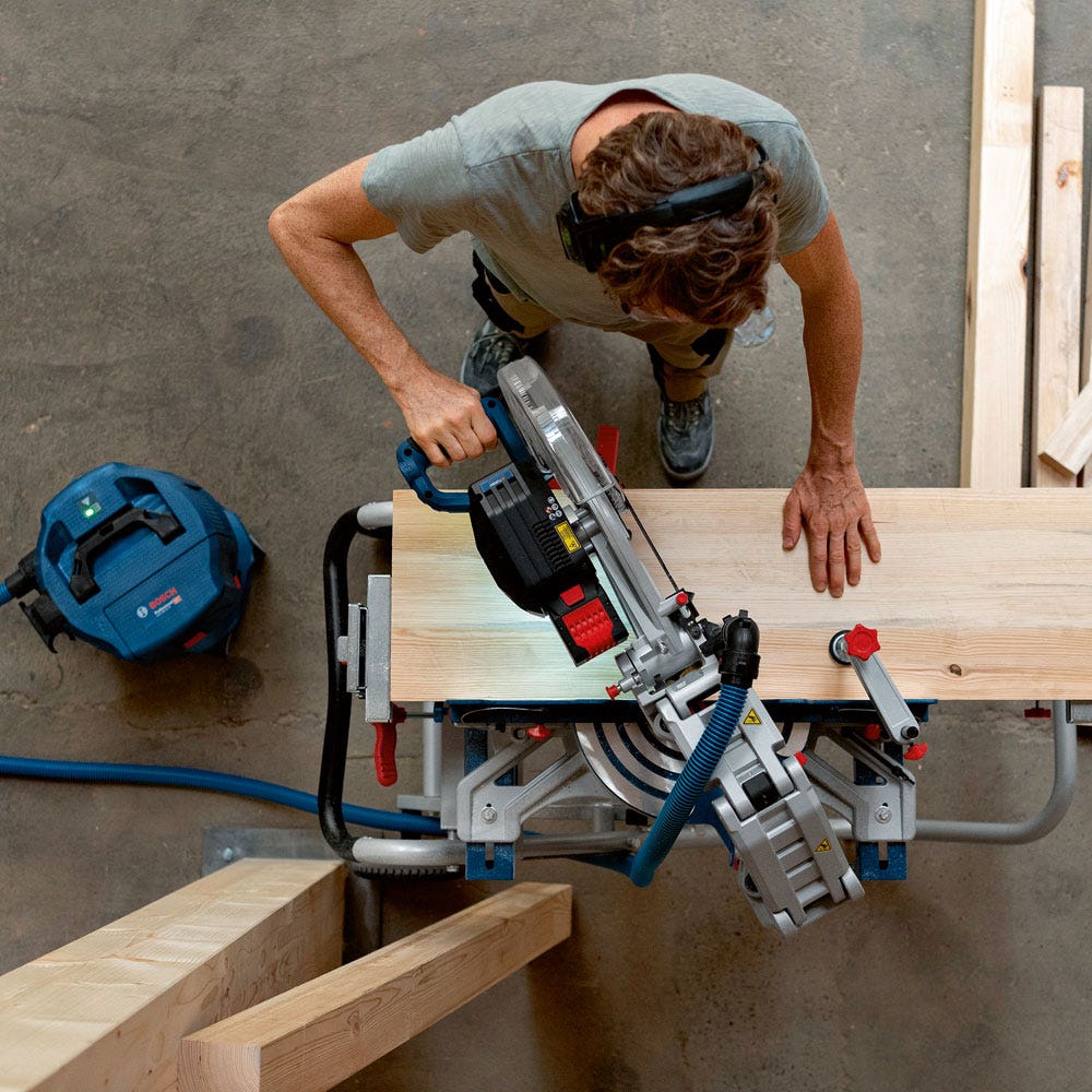 BOSCH 18V BITURBO Brushless 305mm Glide Compound Mitre Saw Skin - GCM 18V-305 GCD