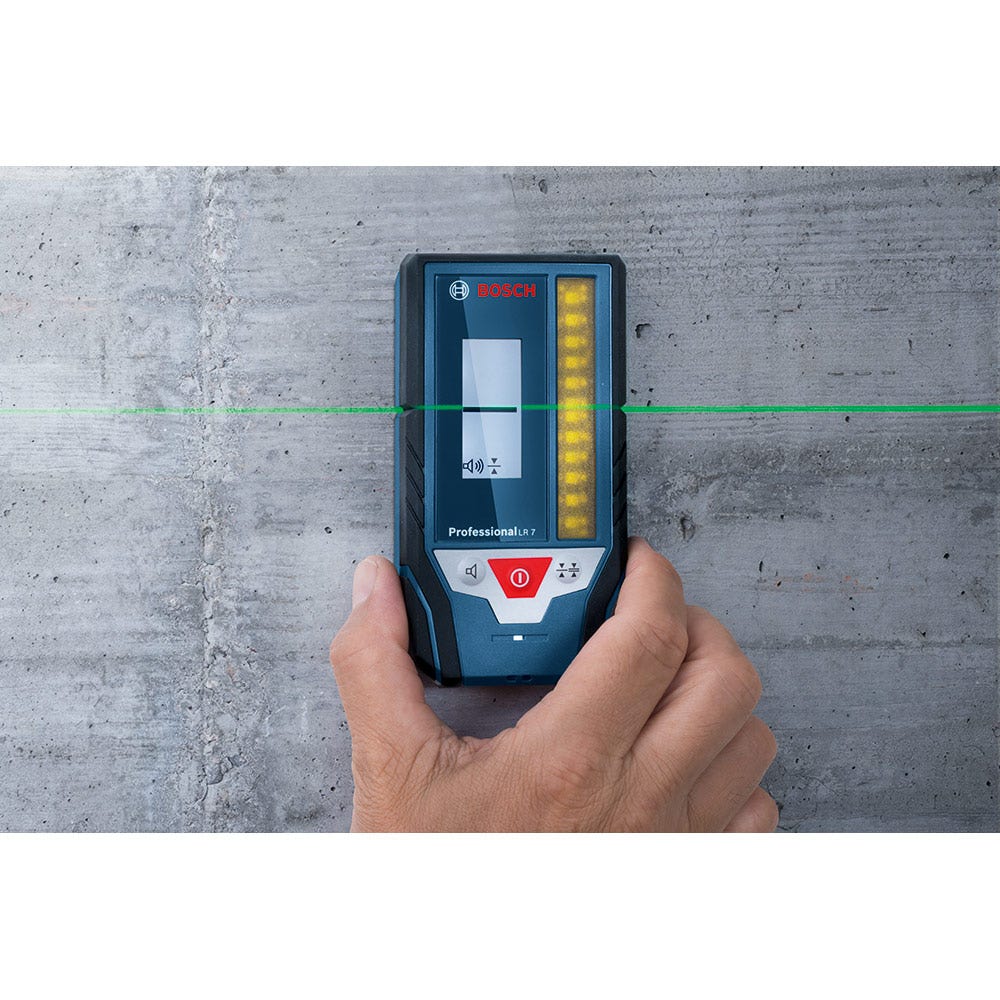 BOSCH Laser Measuring Receiver Red & Green Beam LR7