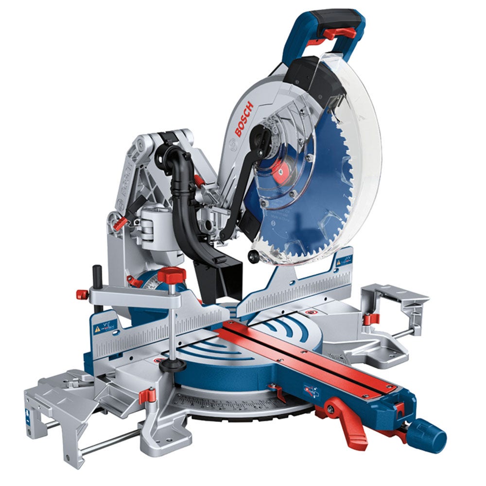 BOSCH 18V BITURBO Brushless 305mm Glide Compound Mitre Saw Skin - GCM 18V-305 GCD