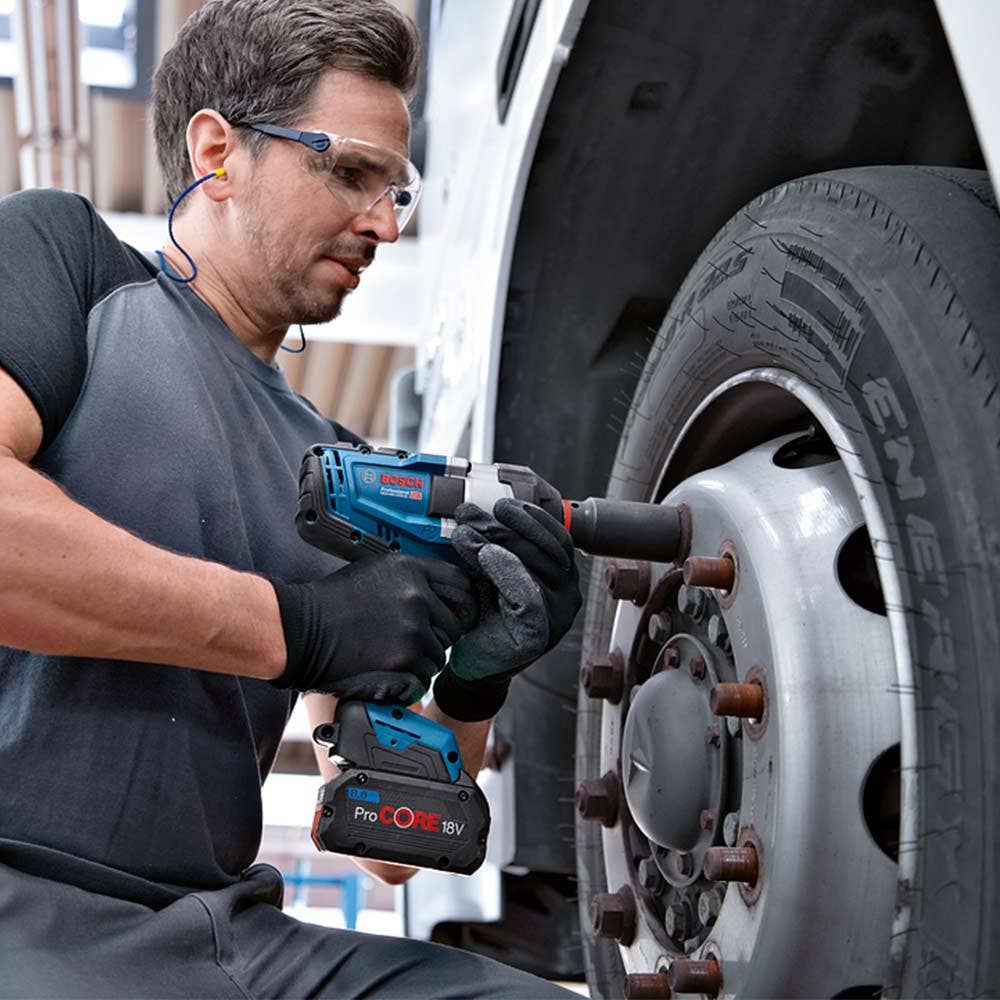 BOSCH 18V BITURBO Brushless 3/4inch Impact Wrench GDS 18V-1050 H Skin 0.601.9J8.501