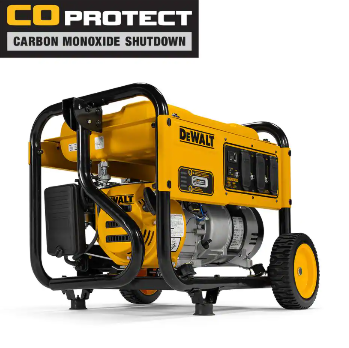 DEWALT 8000-Watt Electric Start Gas-Powered Portable Generator with Idle Control, GFCI Outlets and CO Protect