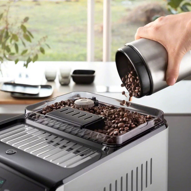 DeLonghi Eletta Explore Bean to Cup Coffee Machine with Cold Brew Technology - Titanium