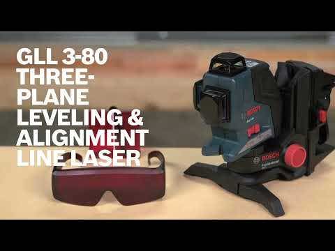 BOSCH Laser Measuring Multi Line 3x360 Red Beams GLL3-80