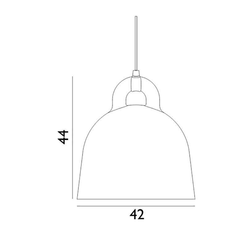 Bell Suspension Lamp M