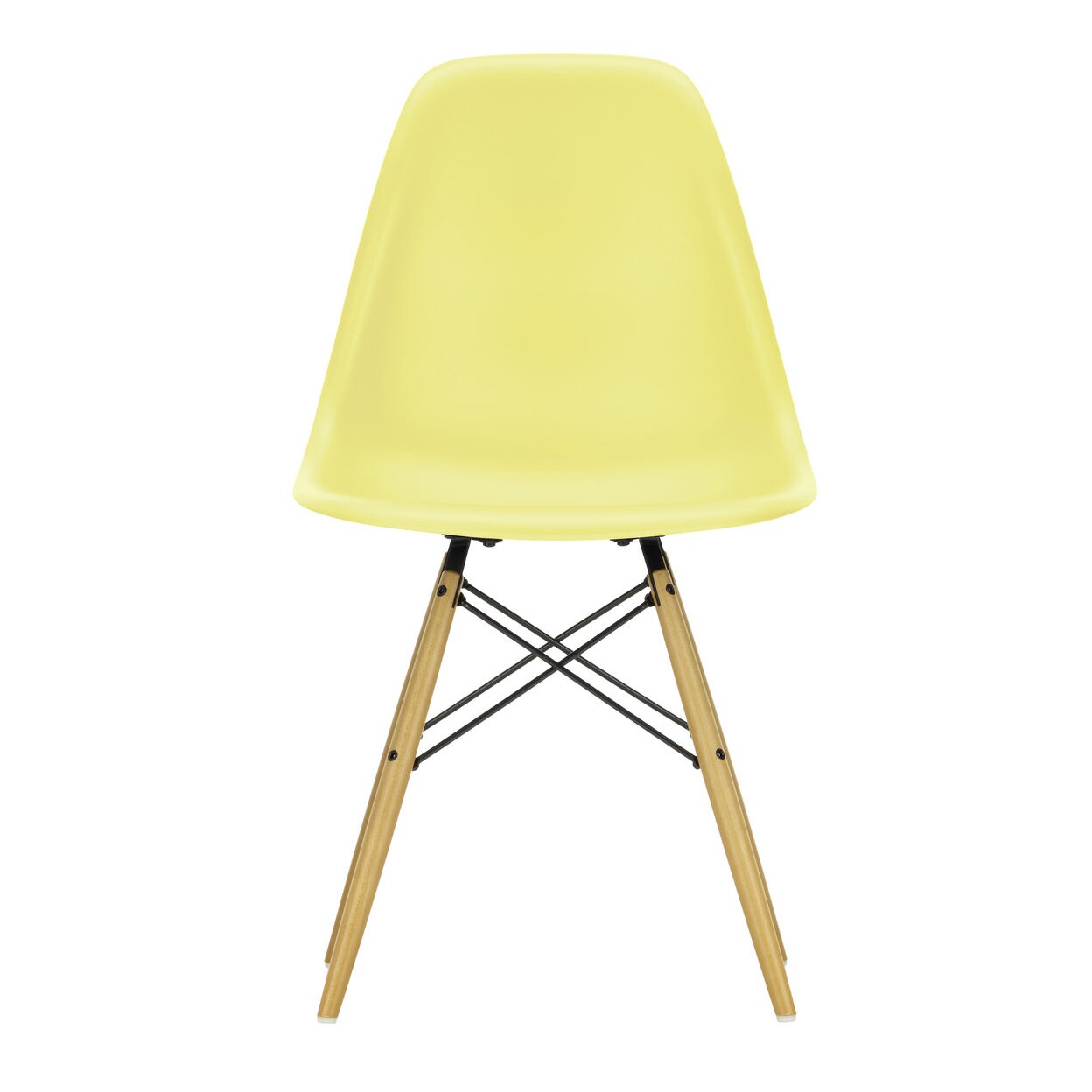 Eames Plastic Side Chair DSW RE Golden Maple