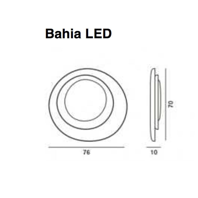 Bahia LED Wall/ CeilingLamp