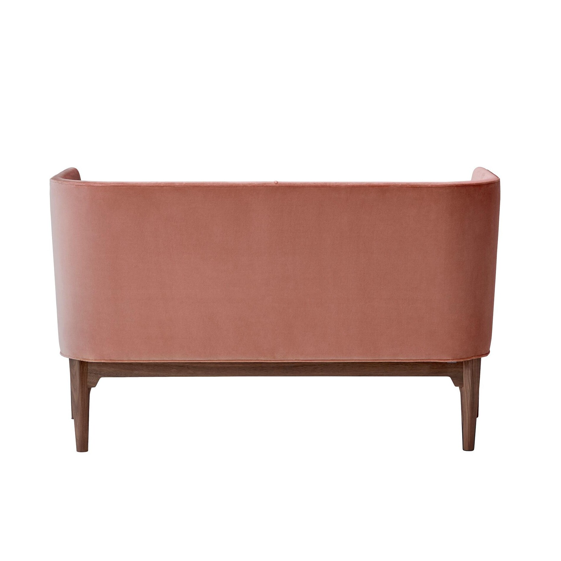 Mayor AJ6 2-Seater Sofa Walnut Base