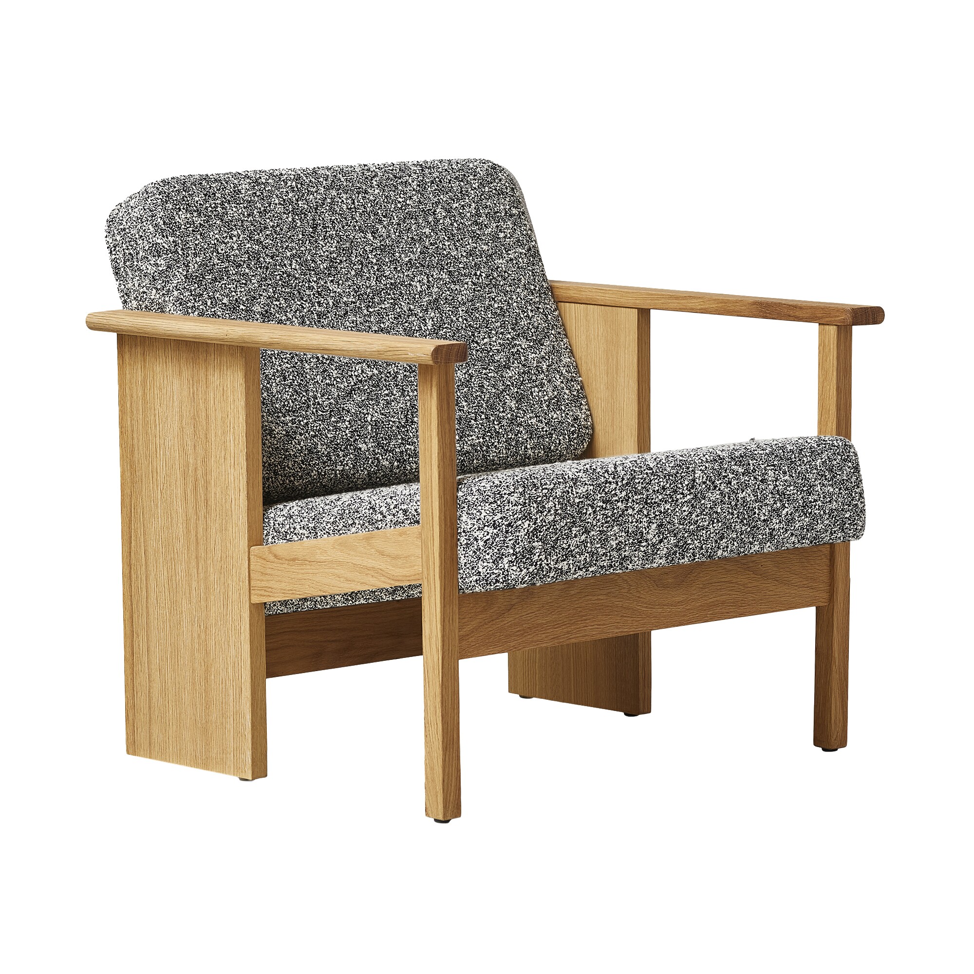 Block Lounge Chair Oak Oiled