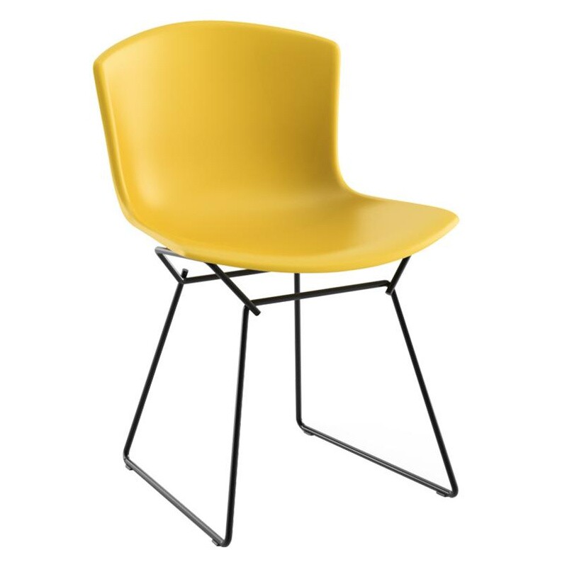 Bertoia Plastic Side Chair Frame Black