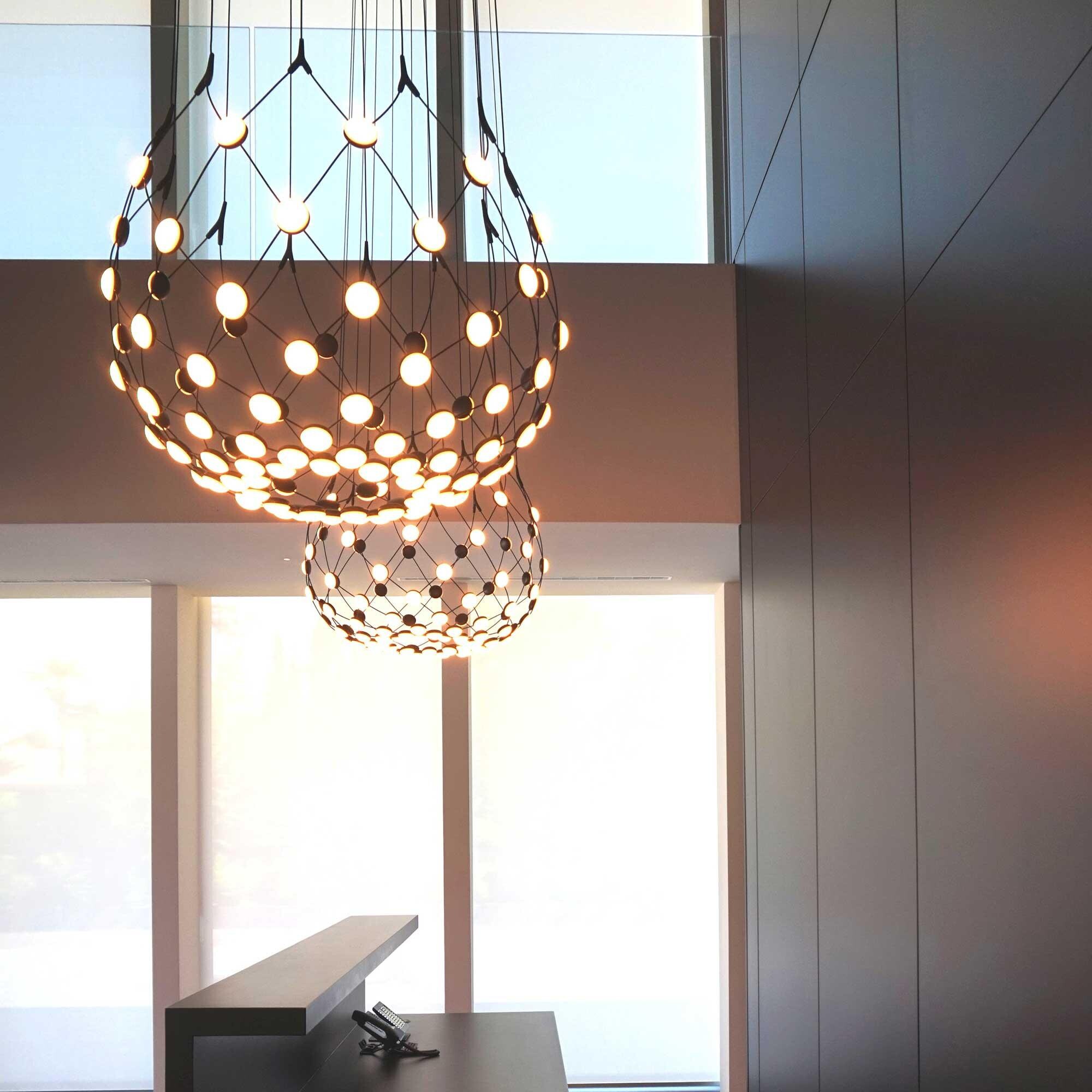 Mesh D86 LED Suspension Lamp Ø 80cm