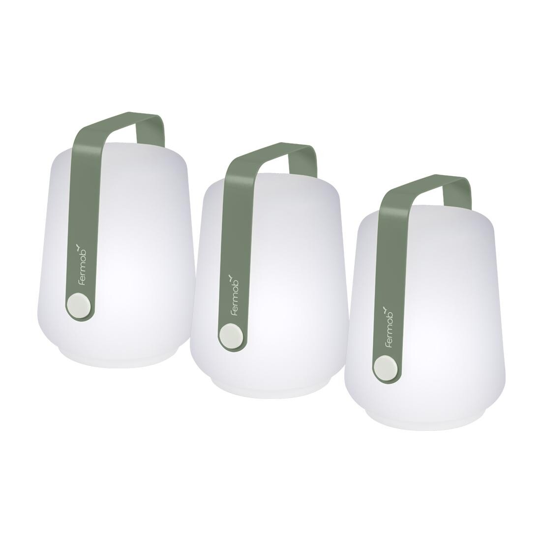 Balad LED Lamp with Battery Set of 3 H 12cm