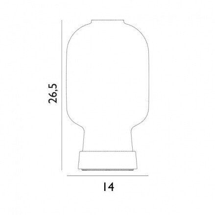 Amp Table Lamp Brass