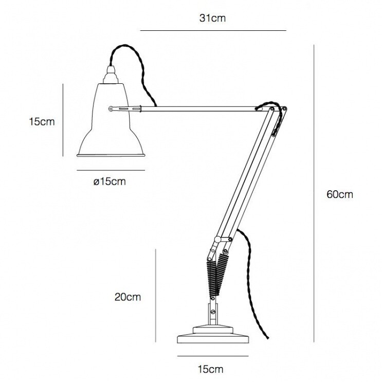Original 1227 Brass Desk Lamp