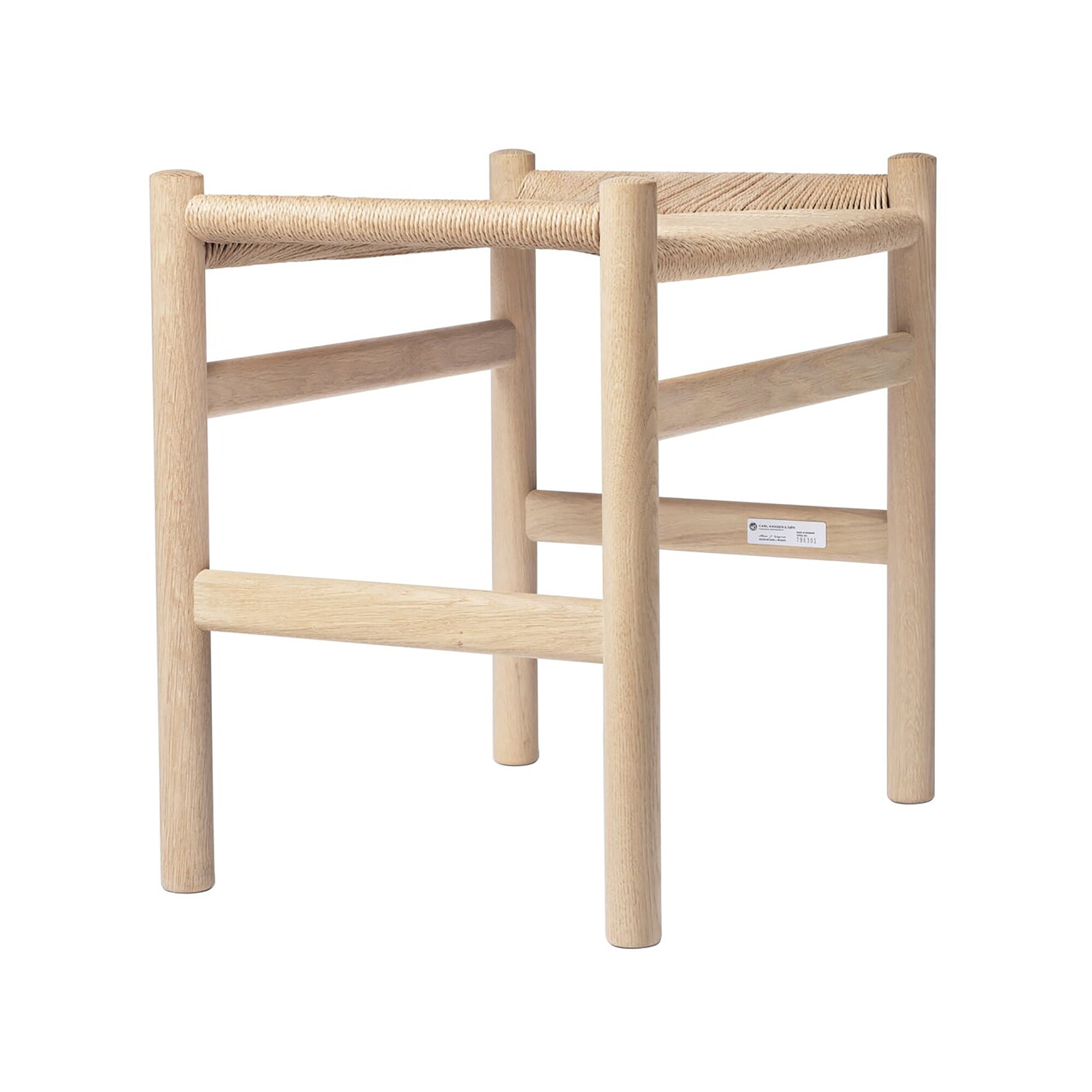 CH53 Footstool Frame Oak