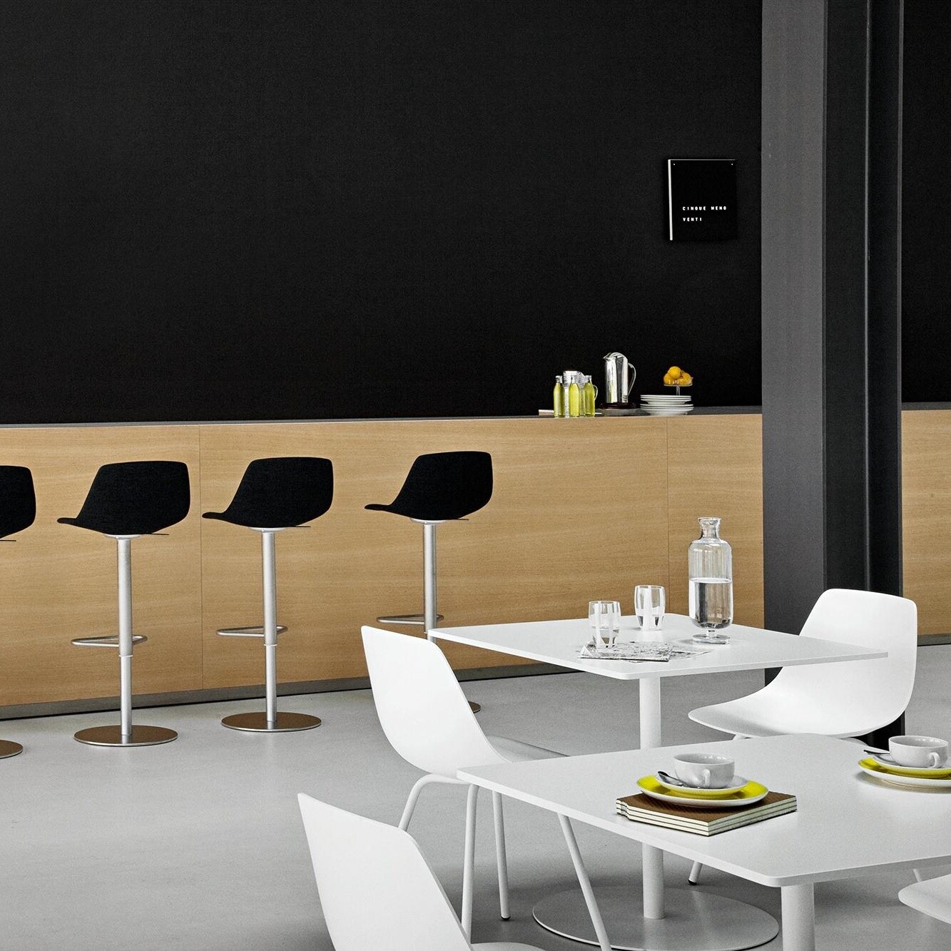 Brio Bistro Table Frame White H72cm