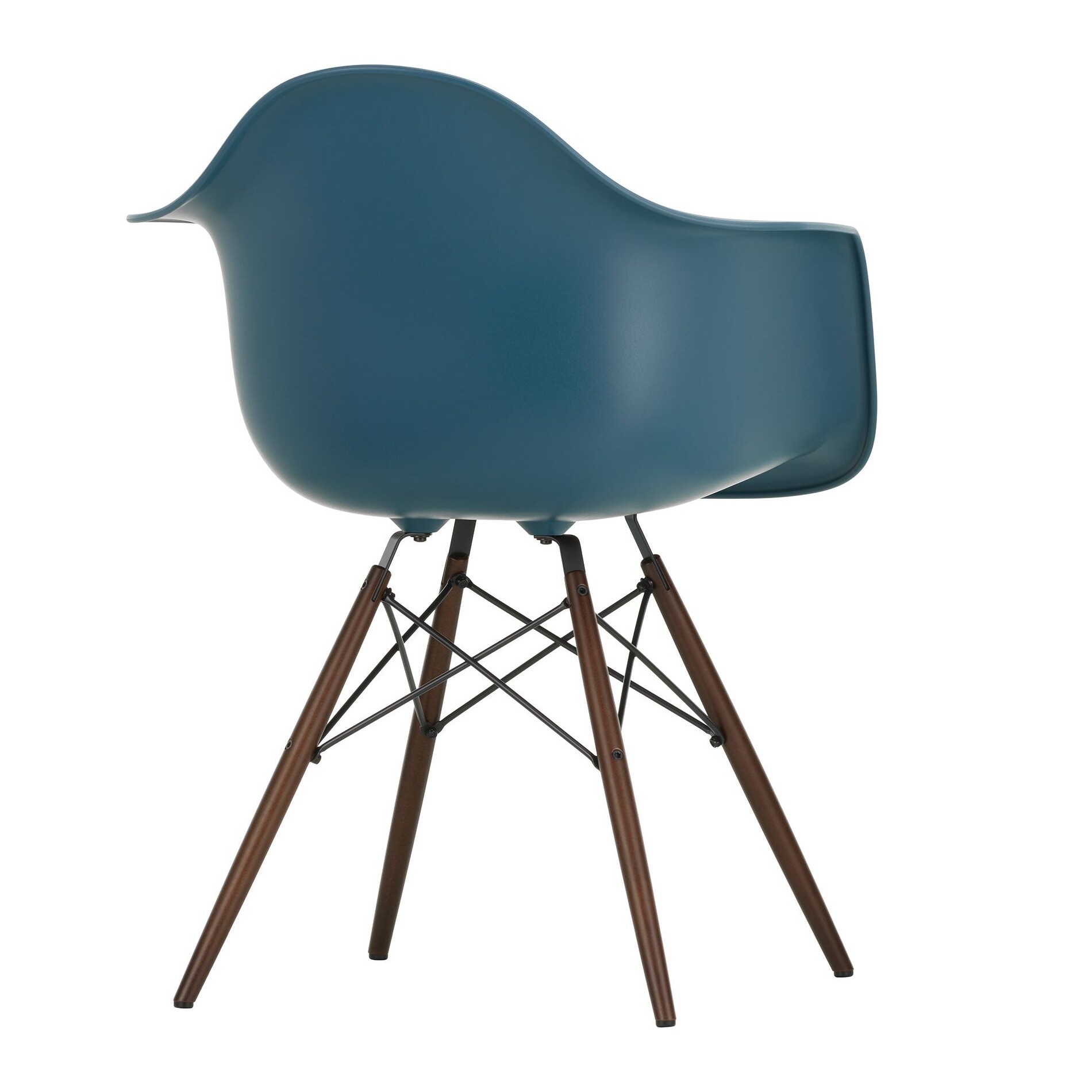 Eames Plastic Armchair DAW RE Dark Maple Base