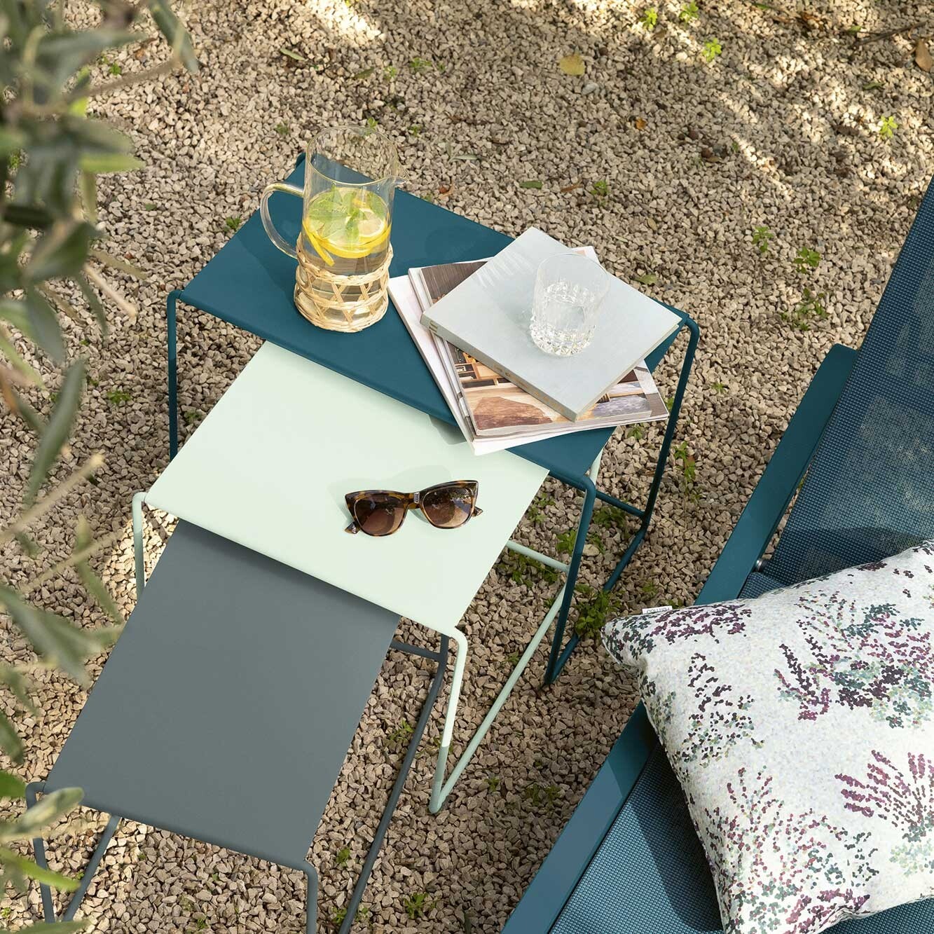 Oulala Outdoor Side Table Set of 3